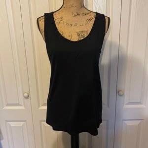 Dressbarn size 1X black Tank top.